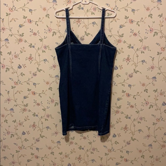 Jean Zip Down Dress - Picture 4 of 4